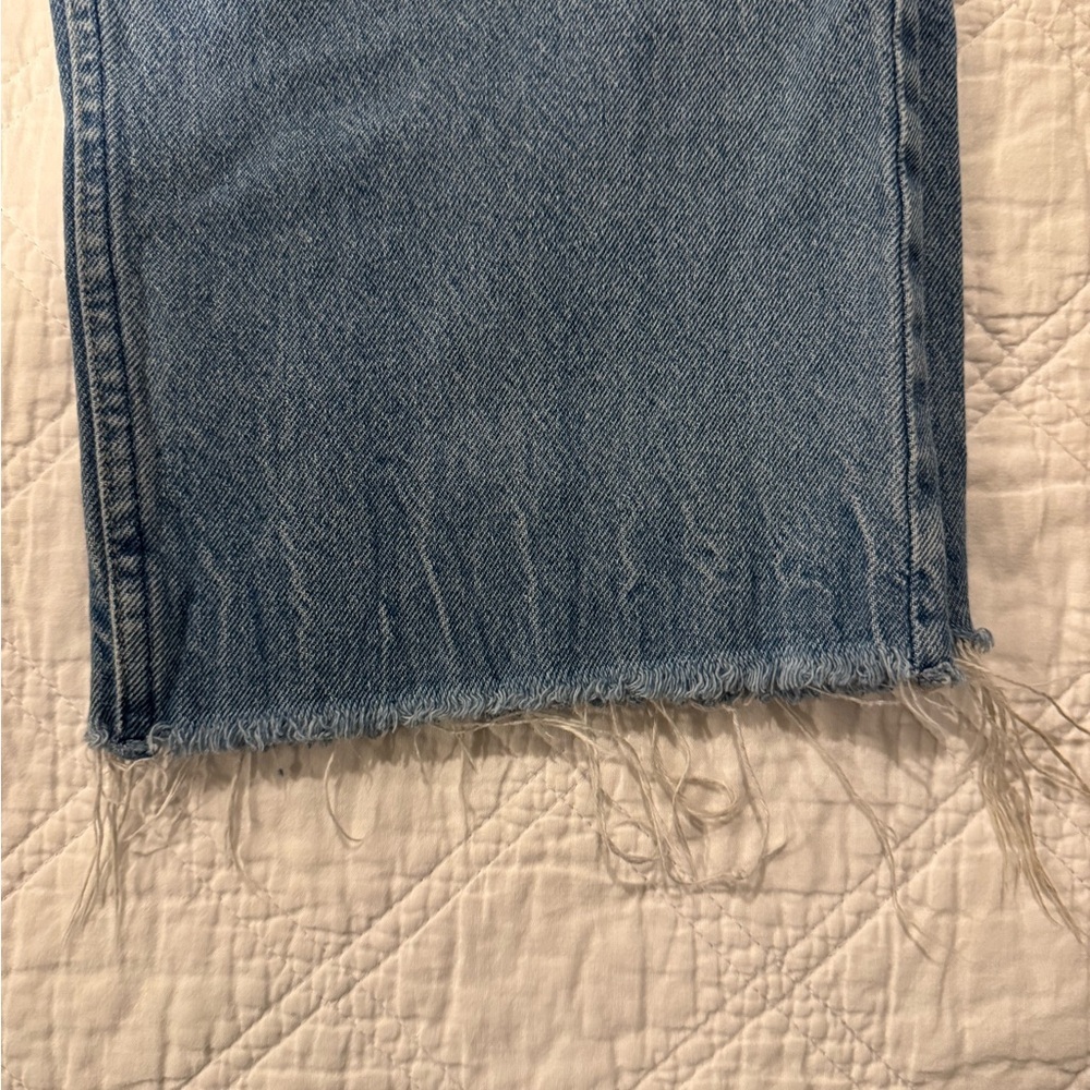 Classic H&M loose straight Blue Denim Jeans - Picture 3 of 5